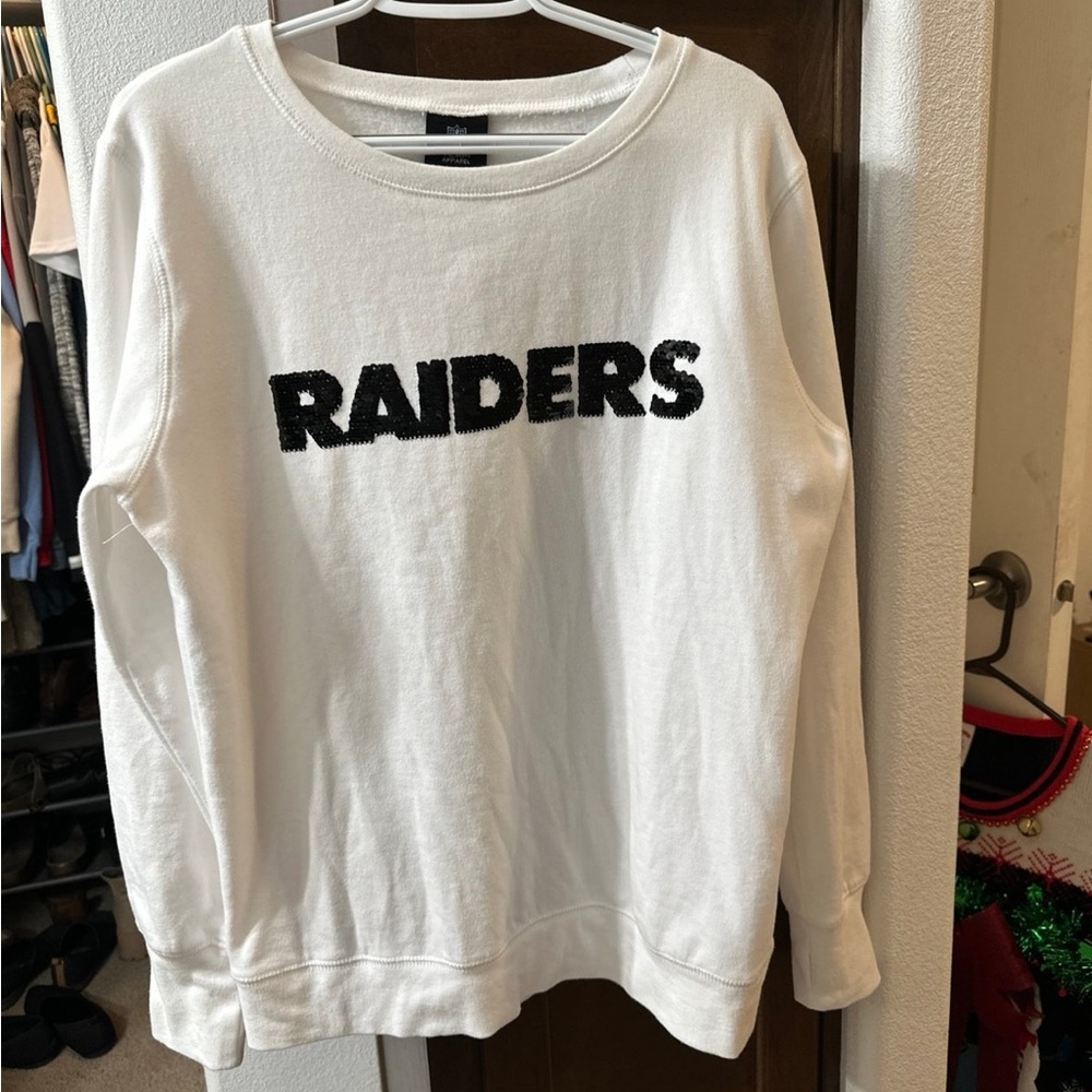 NFL Team Apparel White Sweatshirt